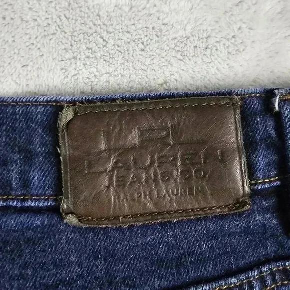 Lauren Ralph Lauren Blue Stretch Jeans 34x27 - Picture 3 of 9